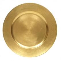 Charger Plate – Gold Lacquer – Round 13 Inch