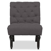 Chair – Fabric Lounger – Charcoal